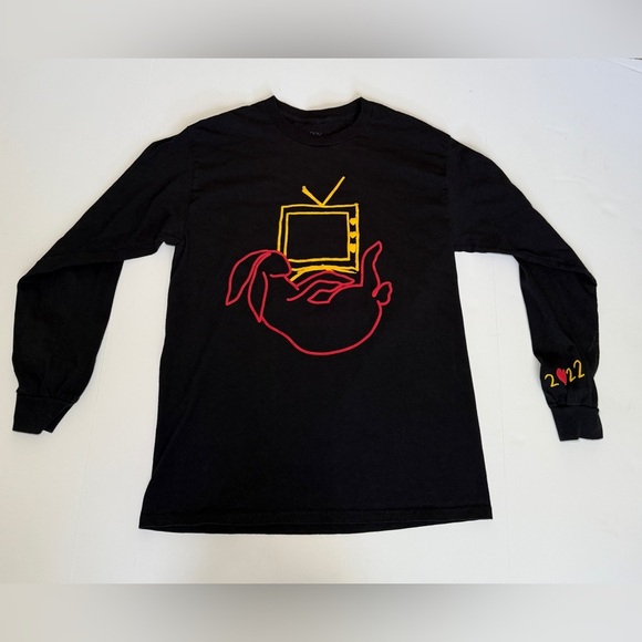 Harry Styles Love On Tour 2022 Bunny TV Puff Print Mens M - Picture 1 of 6